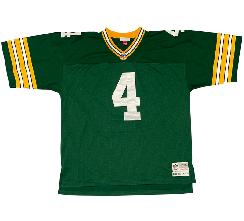 Brett Favre Signed Green Bay Packers Mitchell & Ness Jersey Upper Deck UDA COA