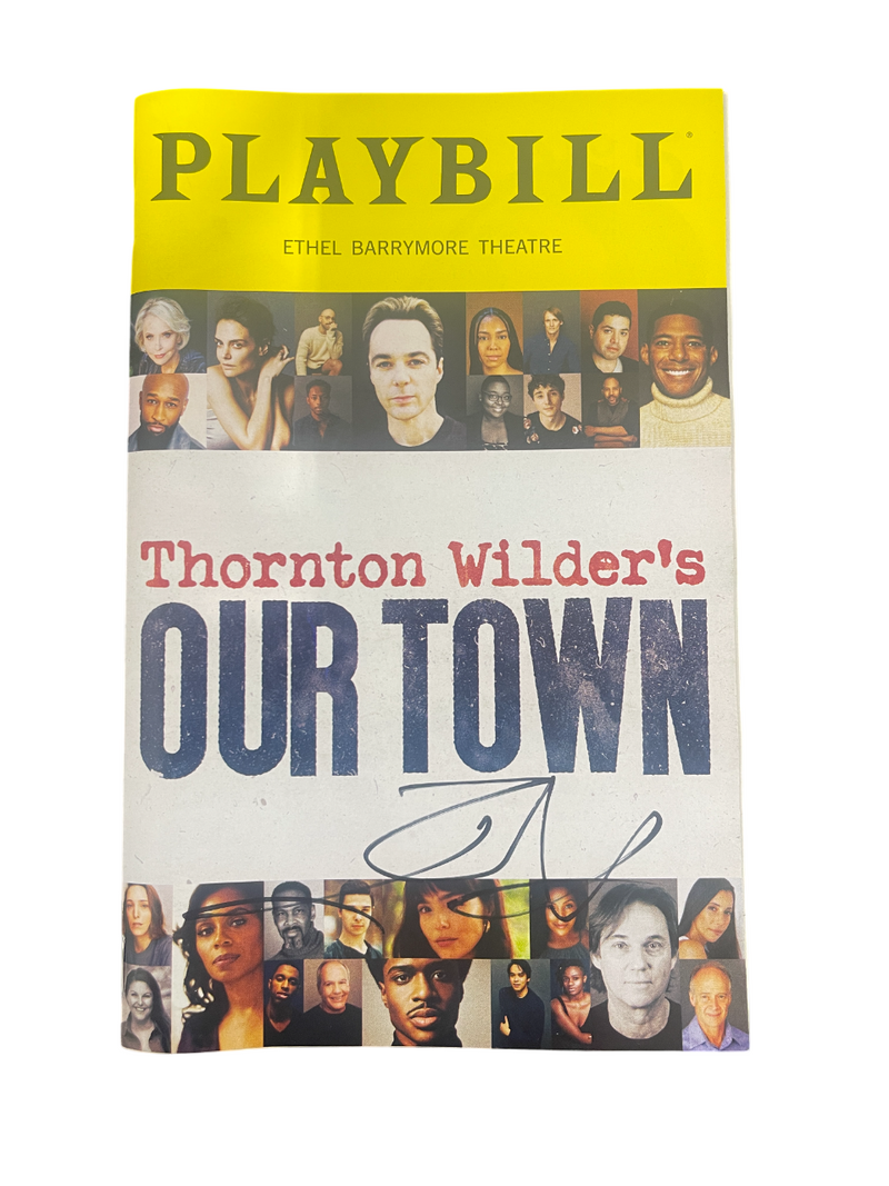 Zoey Deutch Signed Autographed Thornton Wilder's Our Town Playbill LSCM COA