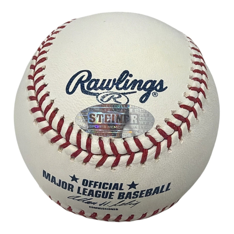 Whitey Ford Signed Autographed ROMLB Baseball w/ HOF 74 Insc STEINER COA Yankees