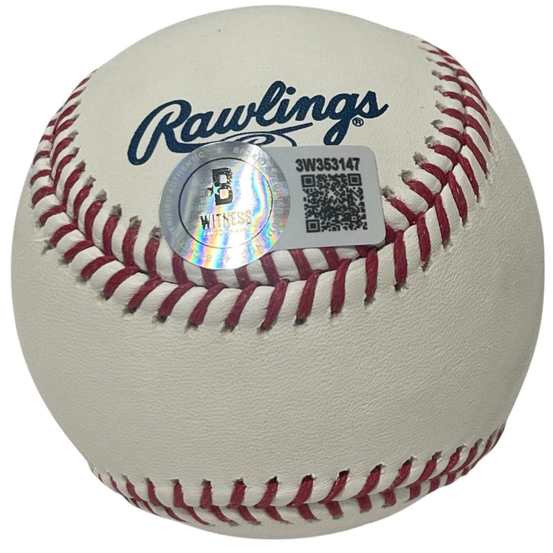 Bill Mazeroski Signed Autographed HOF ROMLB Baseball Beckett Witness BAS COA