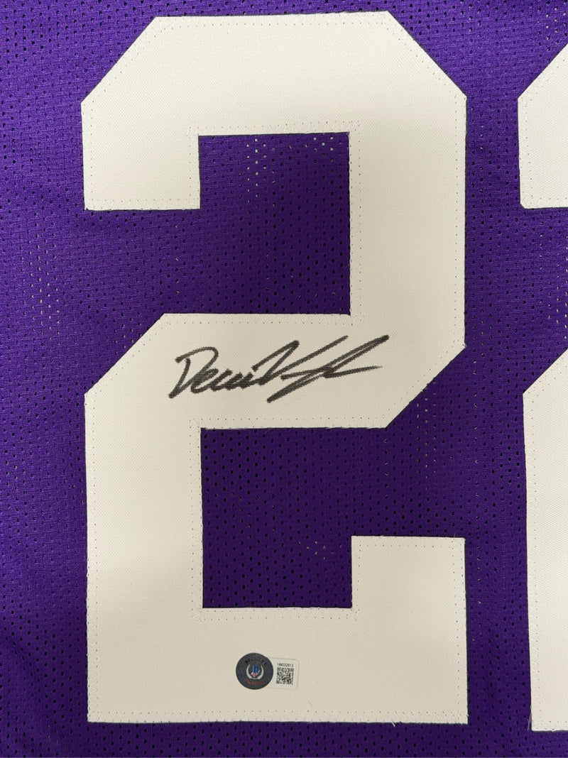 Deuce Vaughn Signed Kansas State Custom Jersey Beckett Witness BAS COA