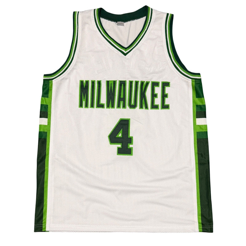 Sidney Moncrief Signed Milwaukee Bucks Custom Jersey w/ HOF 19 JSA Witness COA