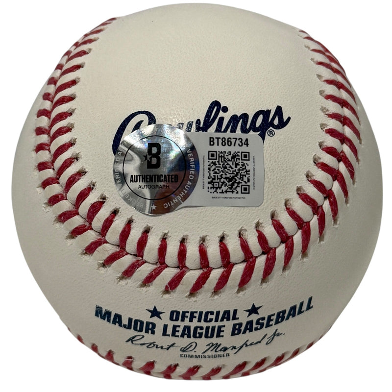 Luis Severino Signed Autographed ROMLB Baseball Beckett BAS COA Athletics