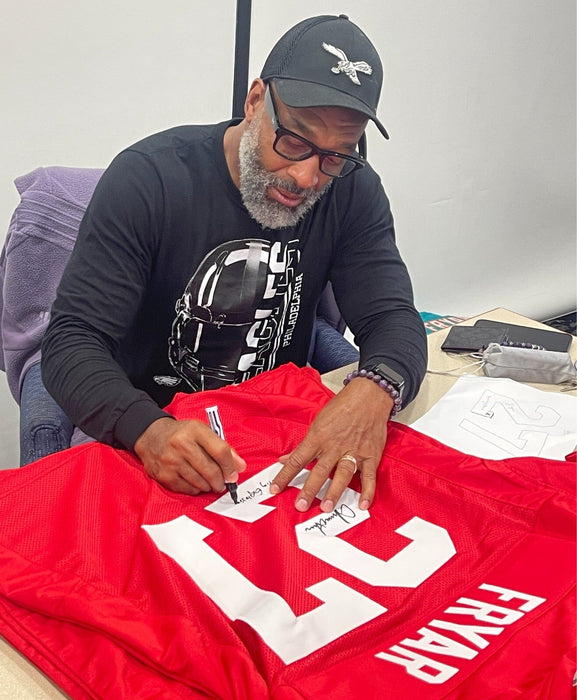 Irving Fryar Signed Nebraska Custom Jersey w/ Scoring Explosion Beckett BAS COA