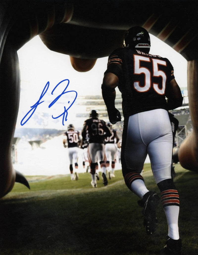 Lance Briggs Signed Autographed Chicago Bears 8x10 Photo LSCM COA #3