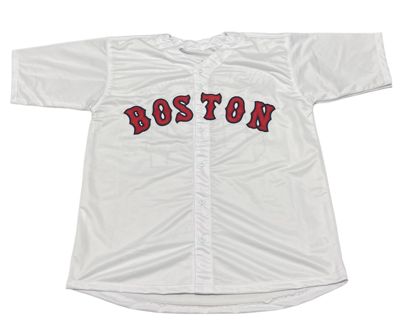 2004 Boston Red Sox Team Signed Custom Jersey w/ 10 Sigs Beckett Witness BAS COA