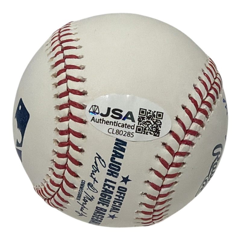 Dante Bichette Signed Autographed ROMLB Baseball w/ 5x Insc JSA COA Rockies