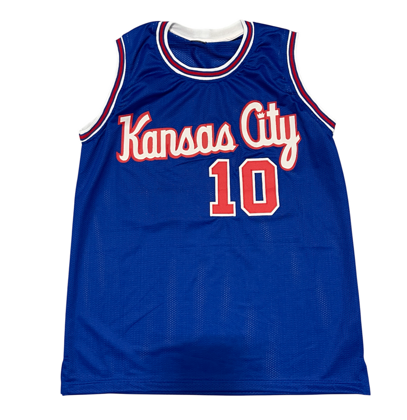 Otis Birdsong Signed Kansas City Kings Custom Jersey w 4x AS Beckett Wit BAS COA