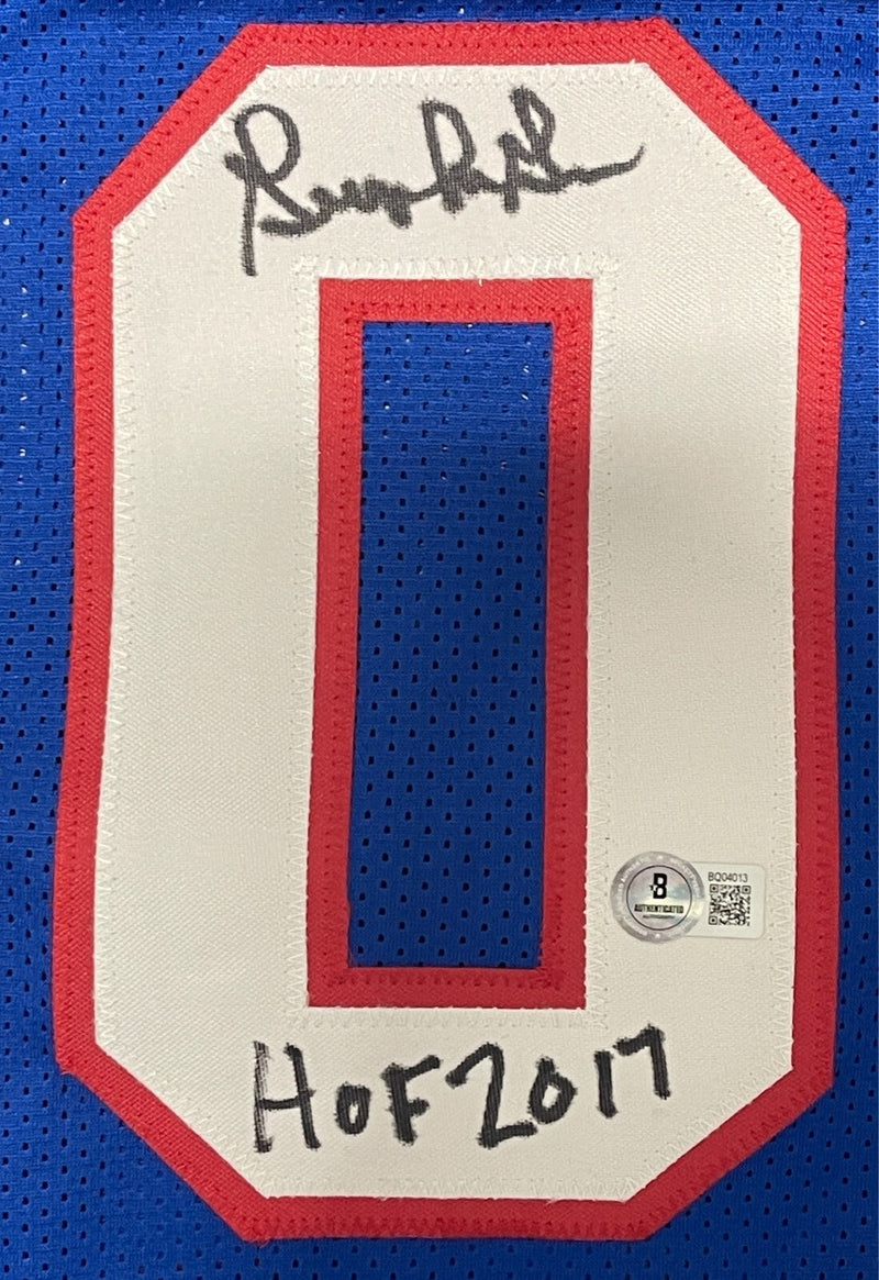 George McGinnis Signed 76ers Custom Jersey w/ HOF 2017 Beckett BAS COA