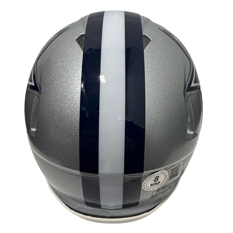 Brandon Aubrey Signed Dallas Cowboys Speed Mini Helmet Beckett Witness BAS COA