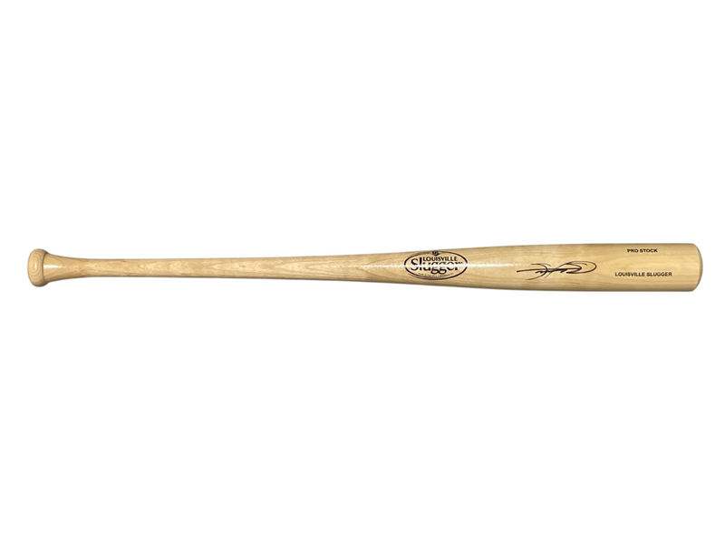 Sammy Sosa Signed Natural Louisville Slugger Baseball Bat Beckett Wit BAS COA