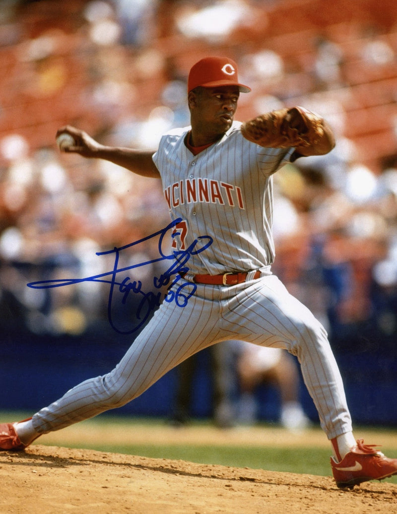 Jose Rijo Signed Autographed Cincinnati Reds 8x10 Photo w/ 90 WS MVP LSCM COA #1