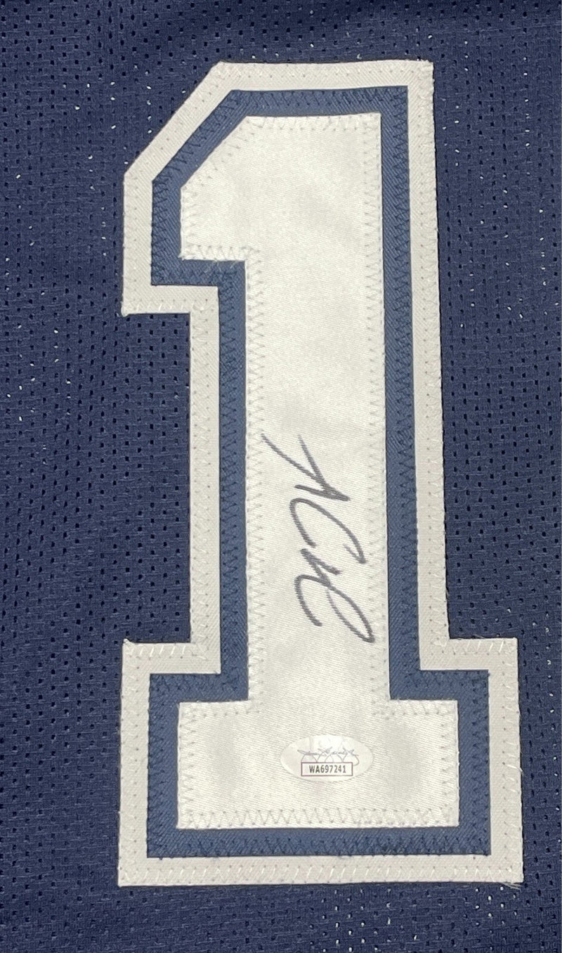 Donte DiVincenzo Signed Villanova Wildcats Custom Jersey JSA COA