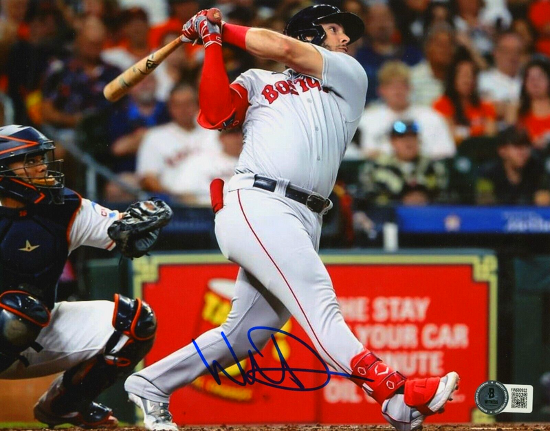 Wilyer Abreu Signed Boston Red Sox 8x10 Photo Beckett Witness BAS COA #1