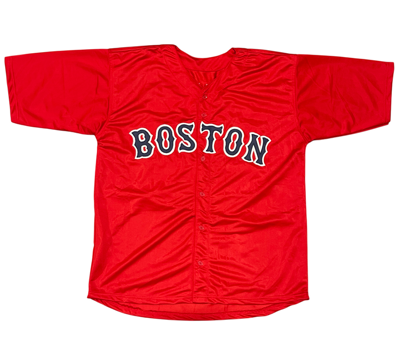 Mike Lowell Signed Boston Red Sox Custom Red Jersey Beckett Witness BAS COA