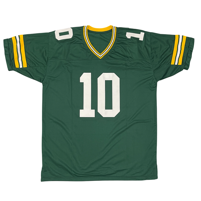 Jordan Love Signed Green Bay Packers Custom Jersey Beckett Witness BAS COA