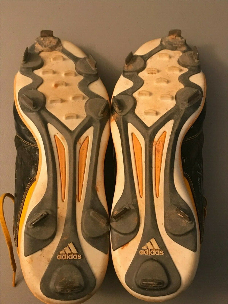 Austin Beck Signed Auto Autographed Game Used Cleats (PAIR) Onyx COA Athletics