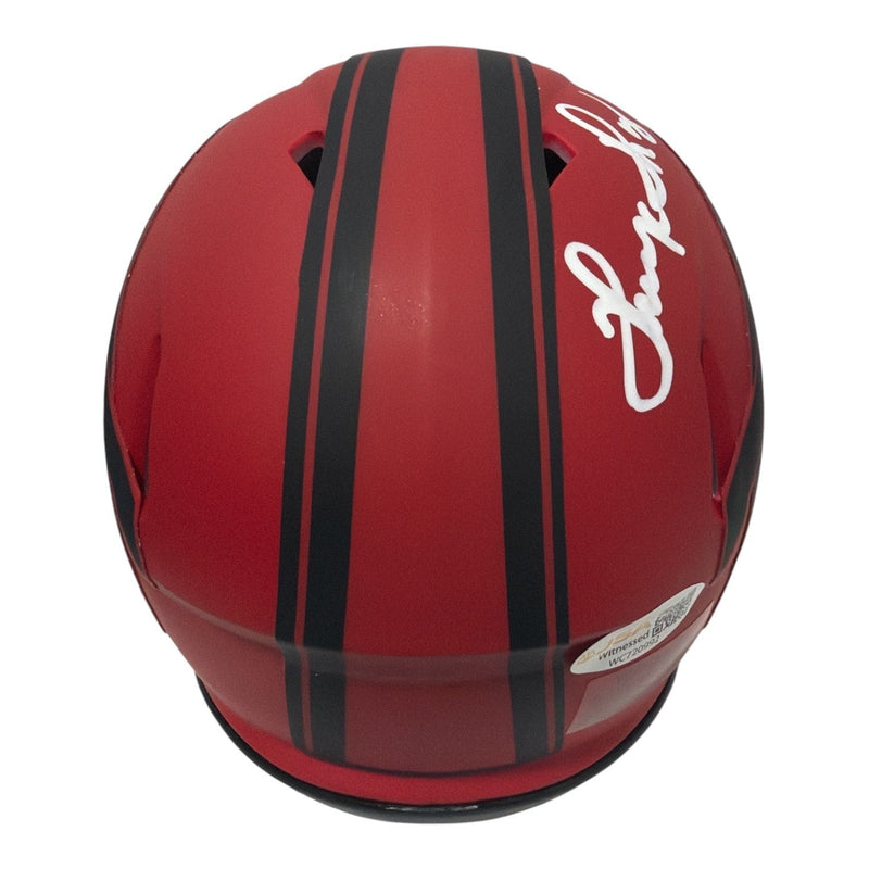 Thurman Thomas Signed Autographed Buffalo Bills Rave Mini Helmet JSA Witness COA