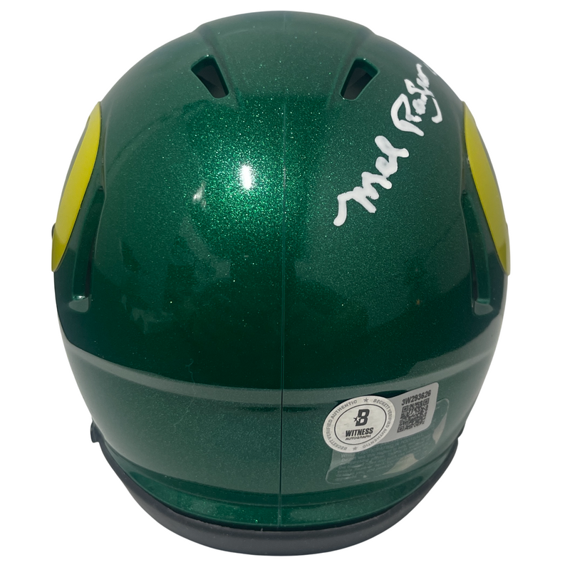Mel Renfro Signed Oregon Speed Mini Helmet w/ CHOF 86 Go Ducks Beckett W BAS COA