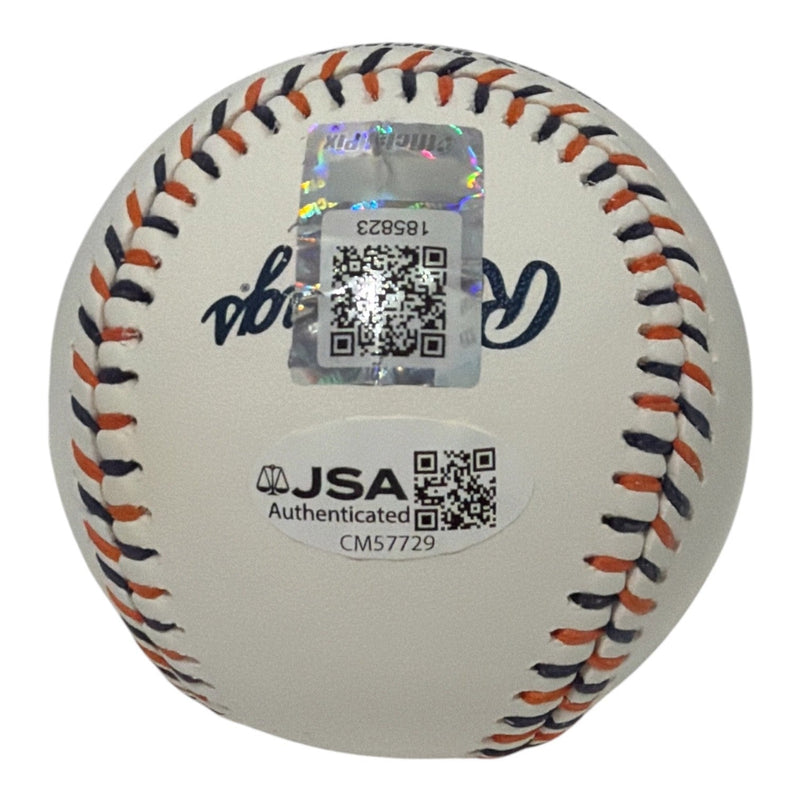 Tom Selleck Signed Autographed Detroit Tigers Logo Baseball Official Pix JSA COA