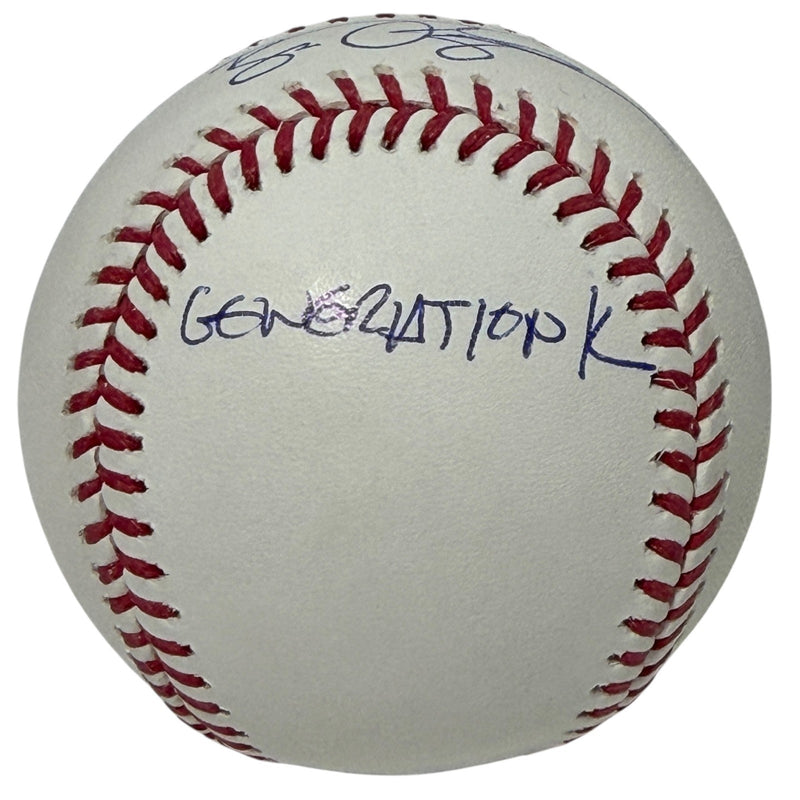Bill Pulsipher Signed ROMLB Baseball w/ MLB Debut + Generation K JSA Witness COA