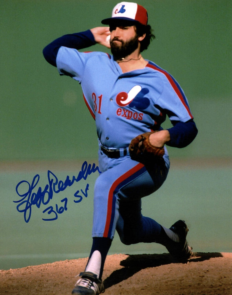 Jeff Reardon Signed Autographed Montreal Expos 8x10 Photo w/ 367 SV LSCM COA #1