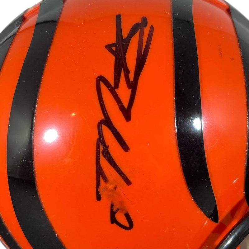 Joe Mixon Signed Cincinnati Bengals VSR4 Mini Helmet JSA COA
