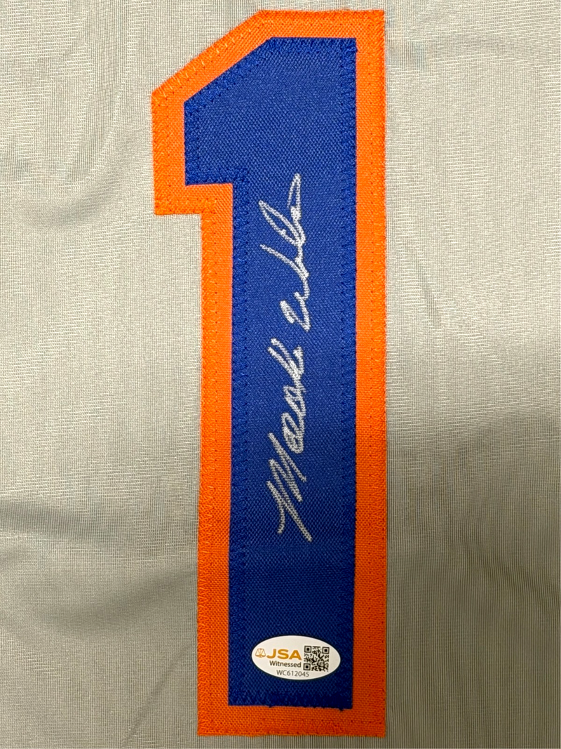 Mookie Wilson Signed NY Mets 1986 WS Play Embroidered LE Custom Jersey JSA W COA