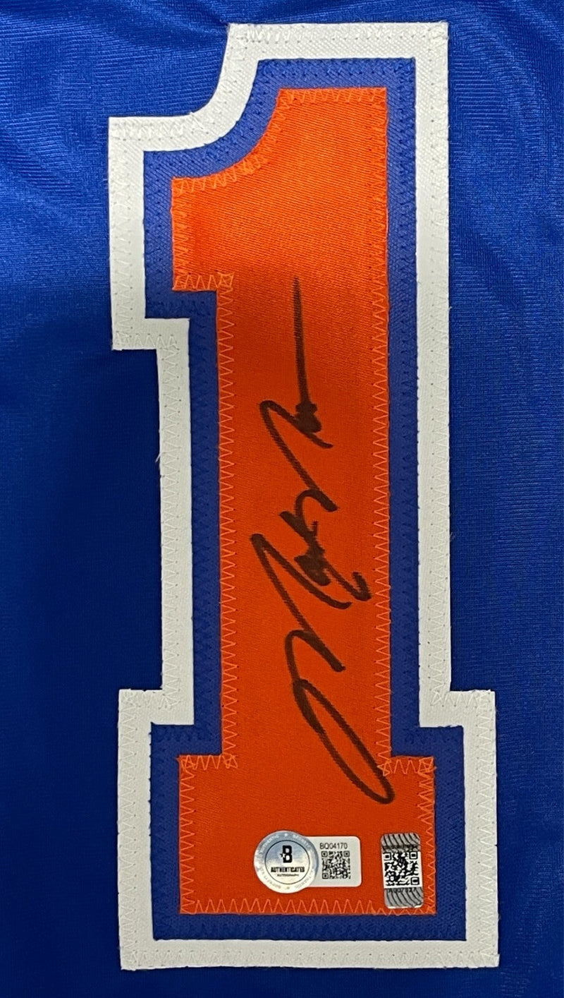 Mark Messier Signed Autographed Edmonton Oilers Custom Jersey Beckett BAS COA