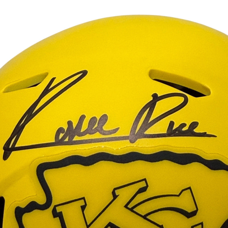 Rashee Rice Signed Kansas City Chiefs Rave Mini Helmet JSA Witness COA