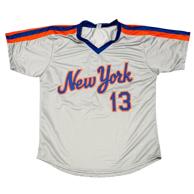 Lee Mazzilli Signed New York Mets Custom Jersey w/ 86 WSC JSA Witness COA
