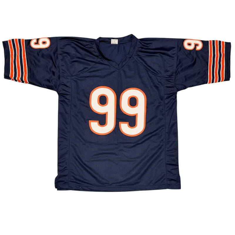 Dan Hampton Signed Chicago Bears Custom Jersey w/ HOF 2002 JSA Witness COA