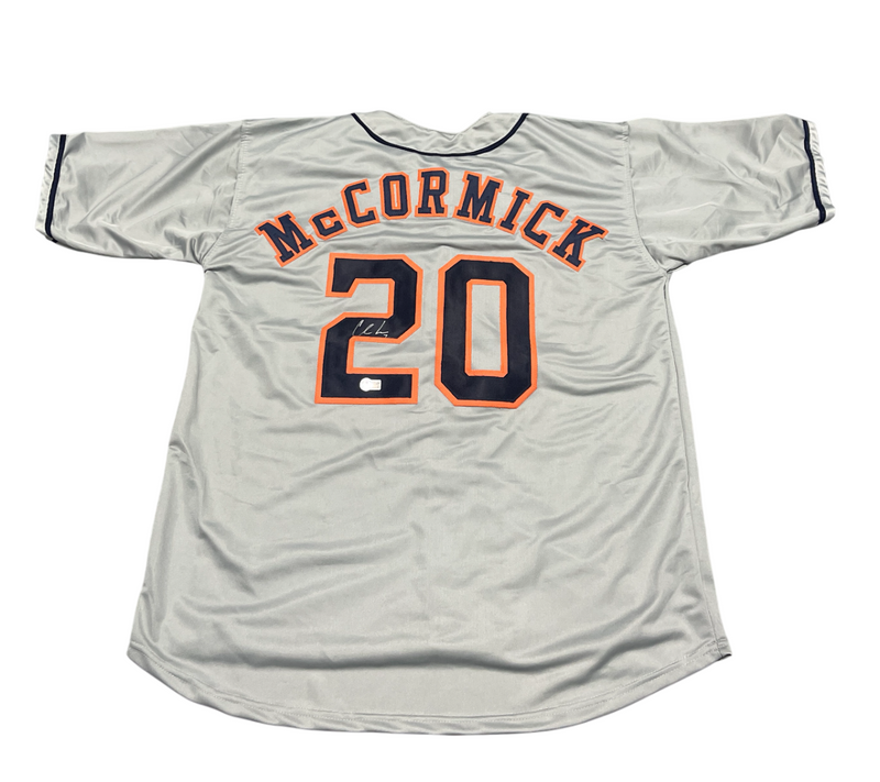 Chas McCormick Signed Houston Astros Custom Jersey Beckett Witness BAS COA