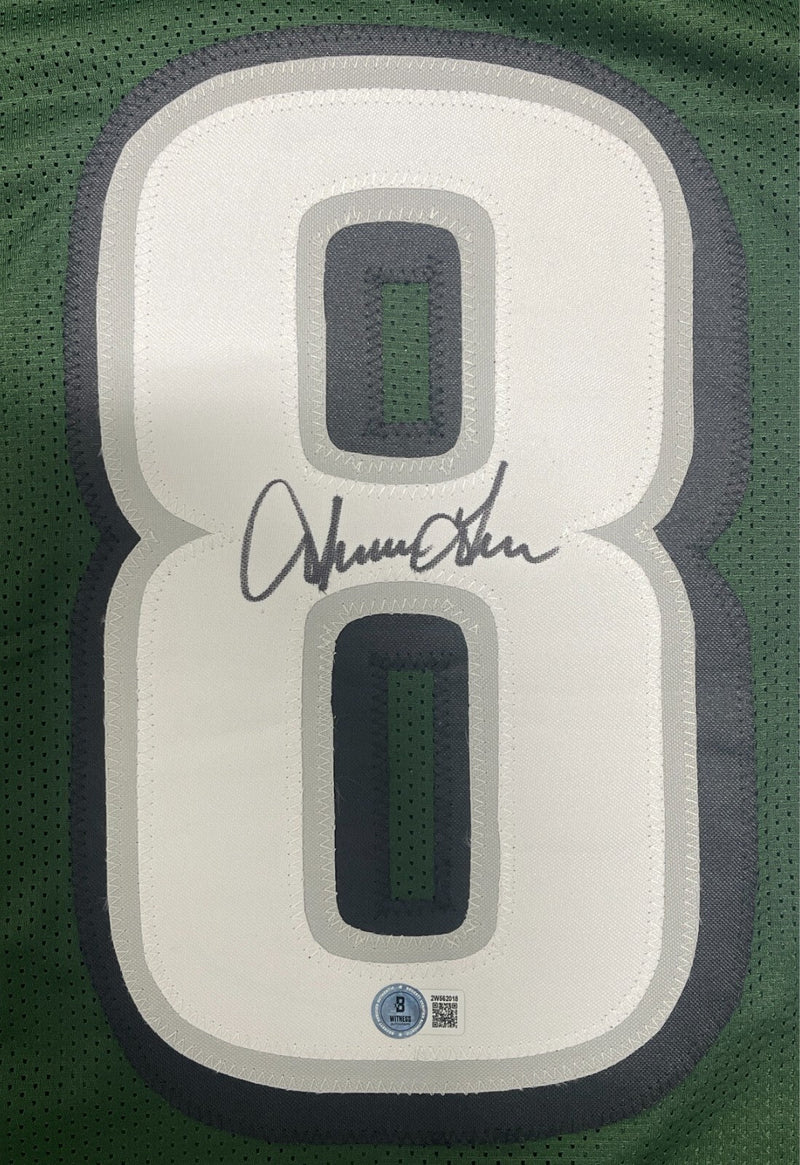Irving Fryar Signed Custom Philadelphia Eagles Jersey Beckett Witness BAS COA