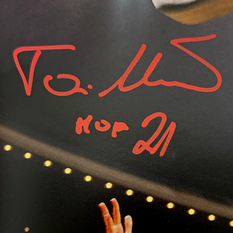 Toni Kukoc & Horace Grant Dual Signed 16x20 Photo w/ Inscription JSA WITNESS COA
