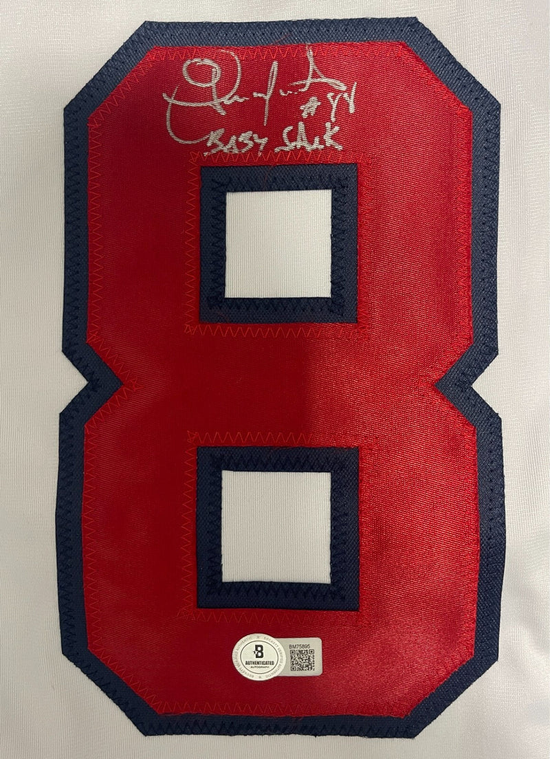 Gerardo Parra Signed Washington Custom Jersey w Baby Shark Beckett BAS COA