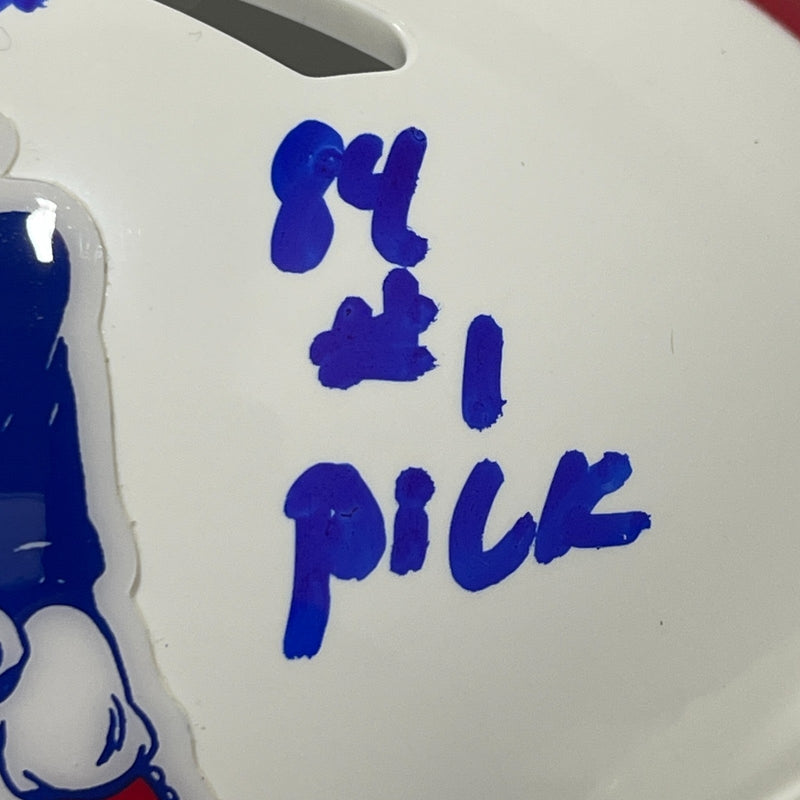 Irving Fryar Signed Patriots TB Mini Helmet w/ 84 #1 Pick Beckett Wit BAS COA