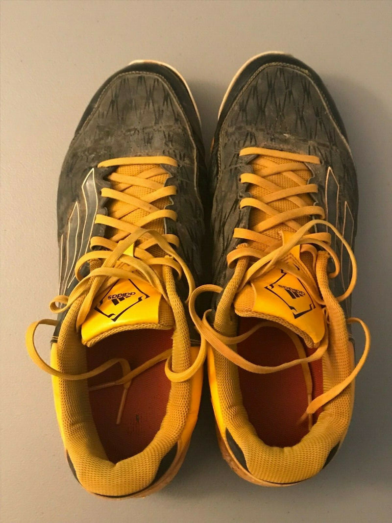 Austin Beck Signed Auto Autographed Game Used Cleats (PAIR) Onyx COA Athletics