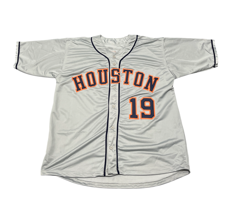 Joe Espada Signed Houston Astros Custom Jersey Beckett Witness BAS COA