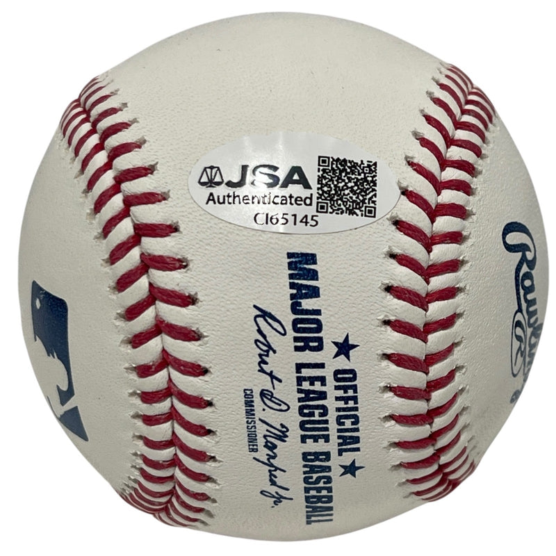 Wyatt Langford Signed Autographed ROMLB Baseball JSA COA Texas Rangers