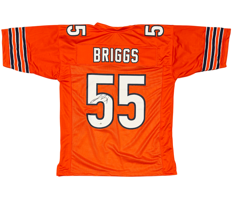 Lance Briggs Signed Autographed Chicago Bears Custom Jersey JSA Witness COA