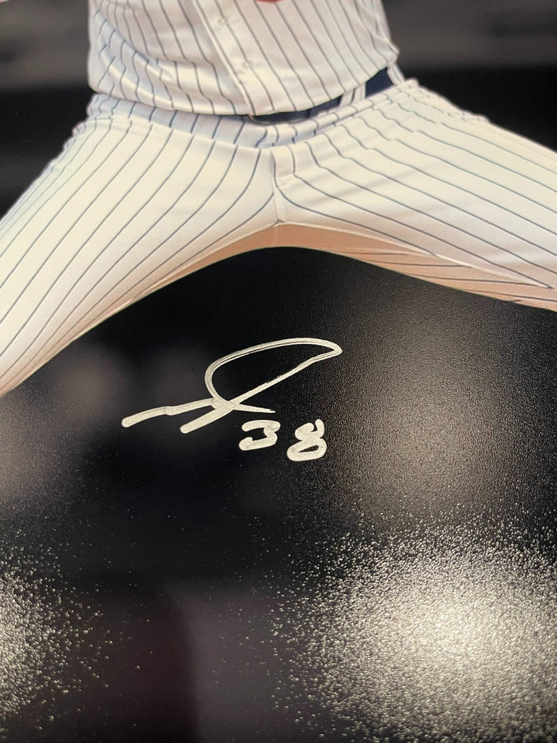 Tylor Megill Signed Auto New York Mets 16x20 Photo Spotlight JSA WIT COA N.O.