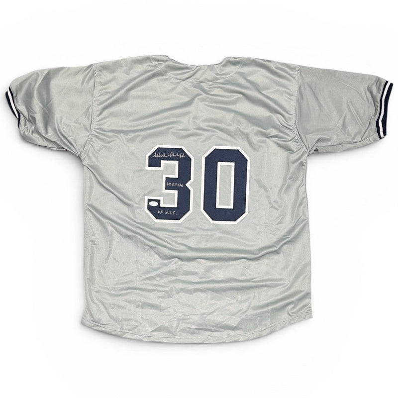 Willie Randolph Signed New York Yankees Custom Jersey w/ 2x Insc JSA COA
