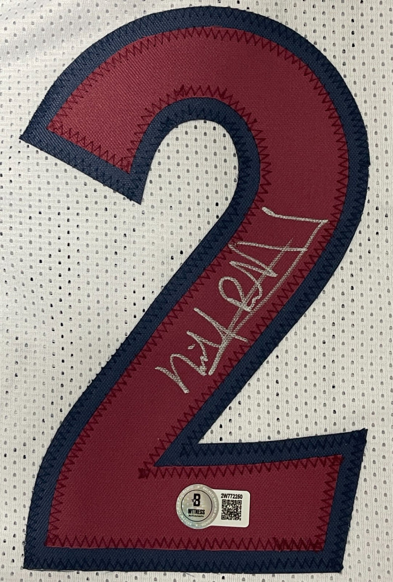 Micheal Ray Richardson Signed New York Knicks Custom Jersey Beckett Wit BAS COA