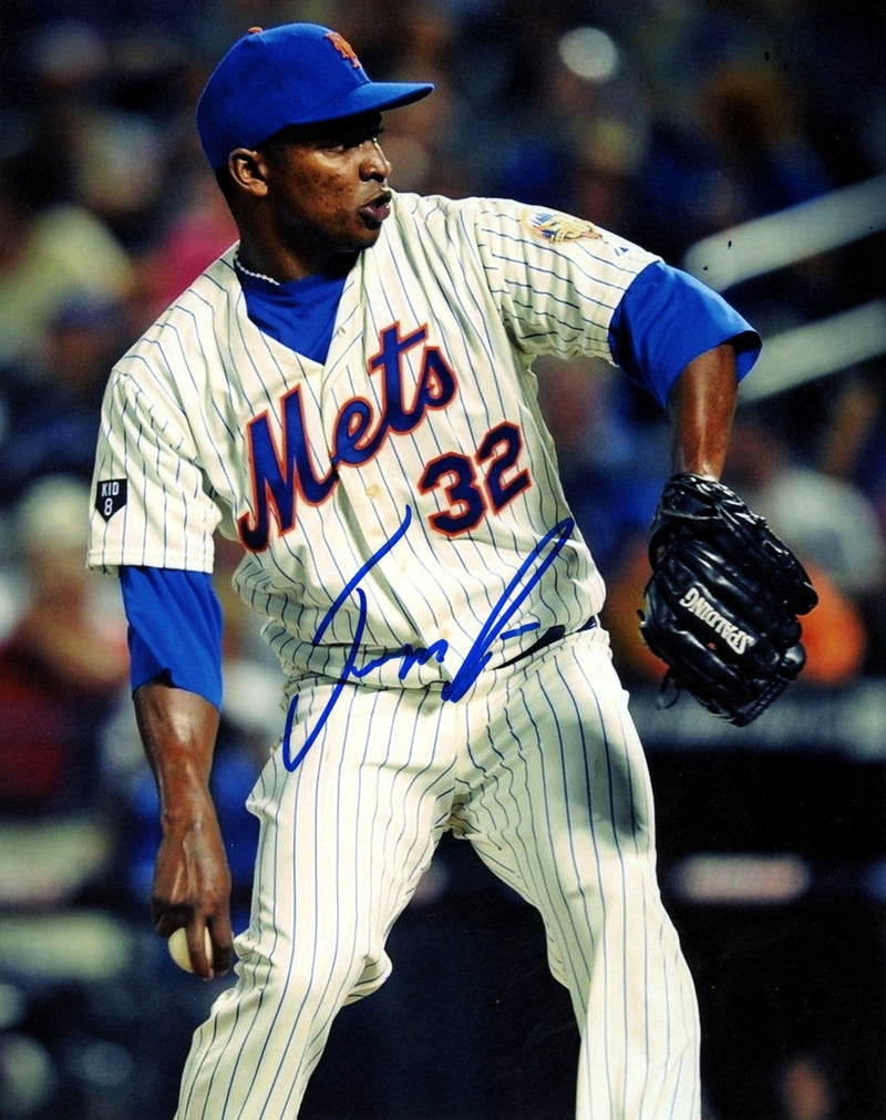 Jenrry Mejia Signed Autographed New York Mets 8x10 Photo LSCM COA #8