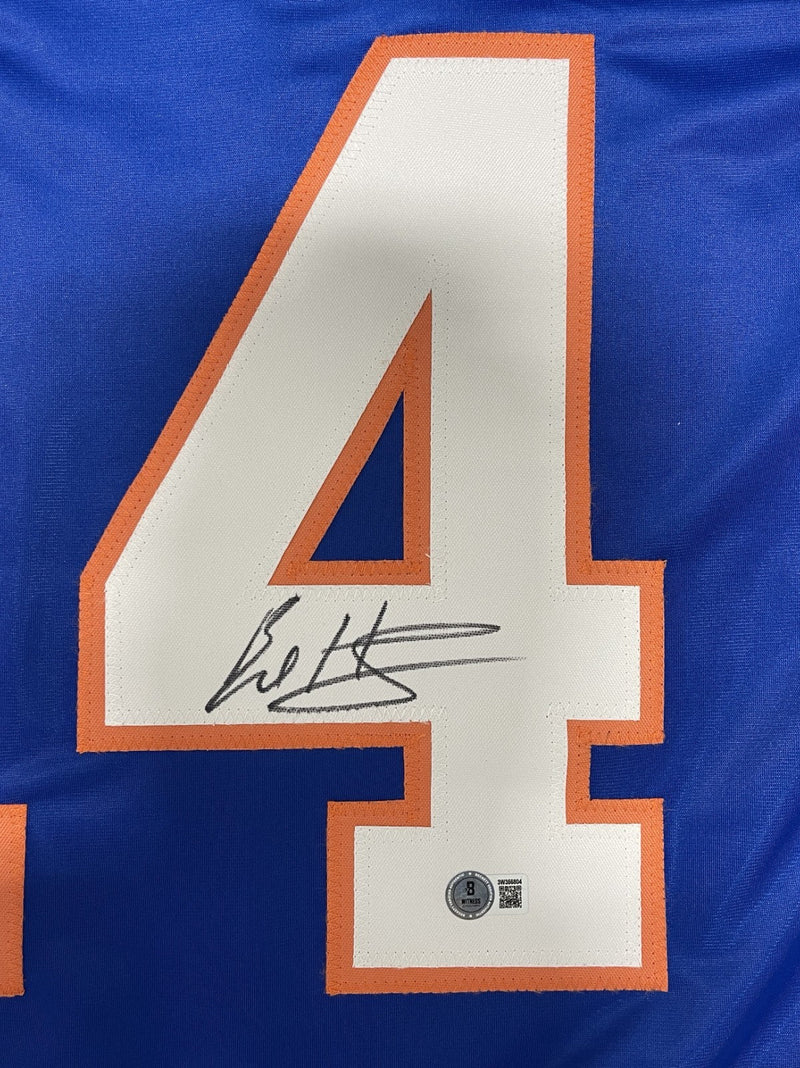 Bo Horvat Signed New York Islanders Custom Jersey Beckett Witness BAS COA