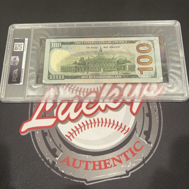 Floyd Mayweather Jr Signed $100 Bill US Currency x4 Inscriptions PSA 10 Auto C