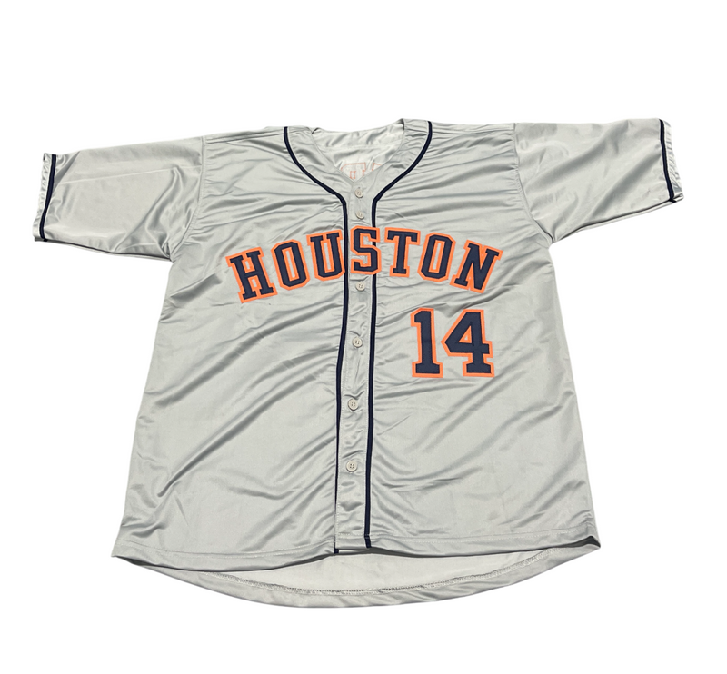 Mauricio Dubon Signed Houston Astros Custom Jersey Beckett Witness BAS COA