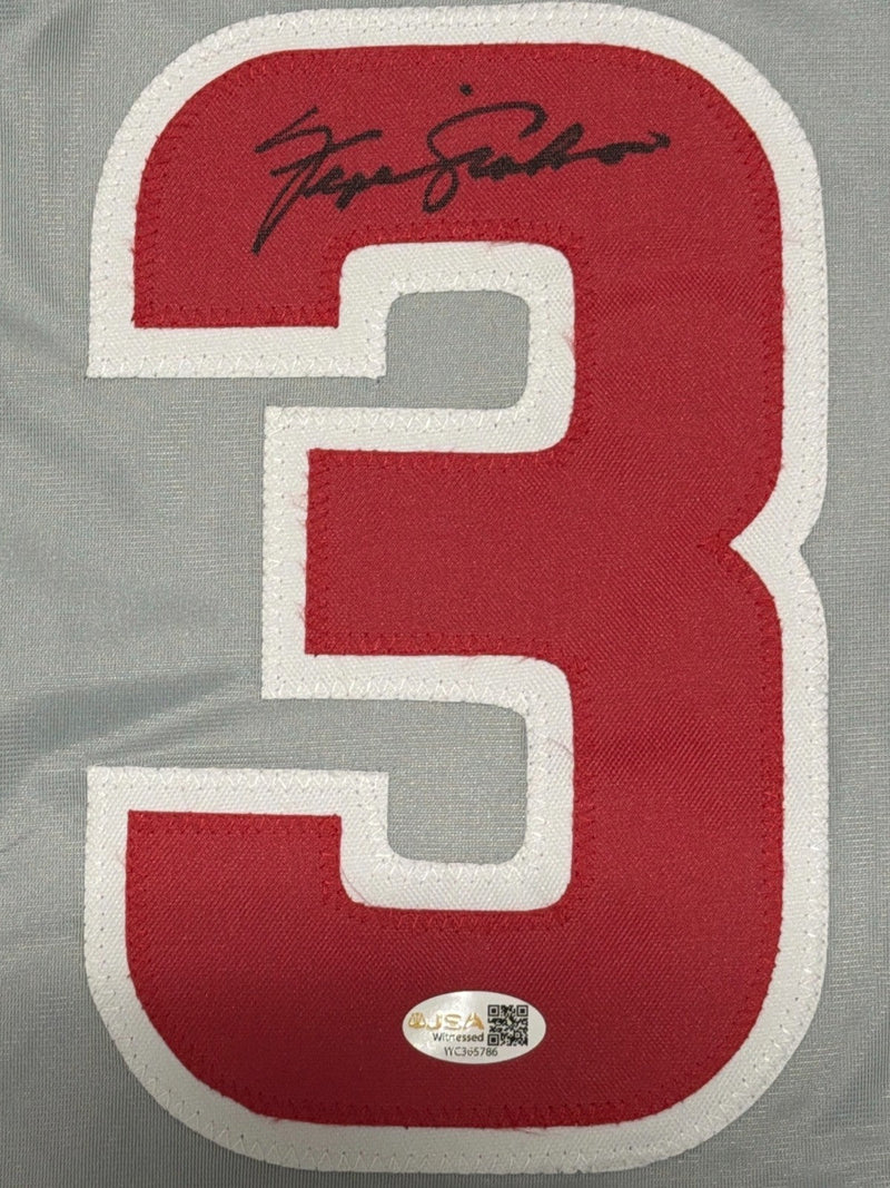 Fergie Jenkins Signed Autographed Chicago Cubs Custom Jersey JSA Witness COA