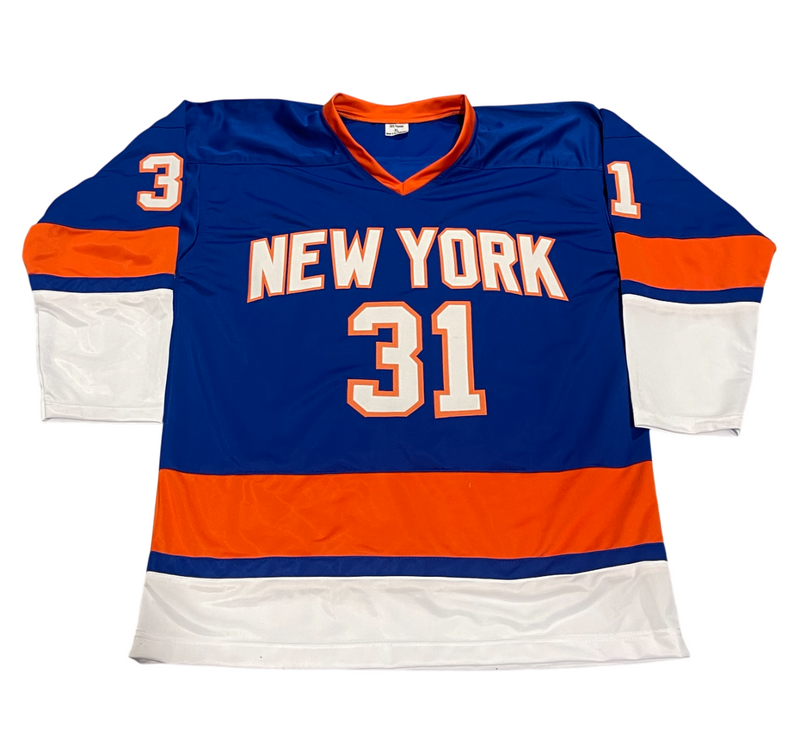 Billy Smith Signed New York Islanders Custom Jersey w/ 3 Insc Beckett W BAS COA
